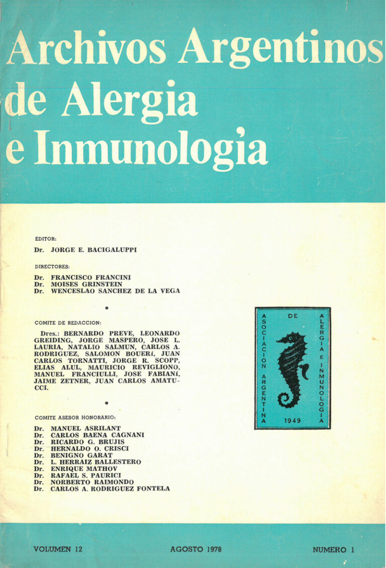 Archivos Argentinos de Alergia e Inmunología